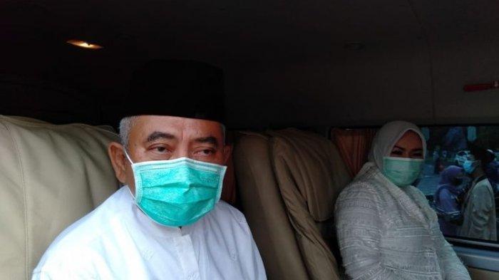 Wali Kota Bekasi Rahmat Effendi ditemui selepas menunaikan shalat Idul Fitri di Masjid Agung Al-Barkah, Kamis (13/5/2021) pagi.