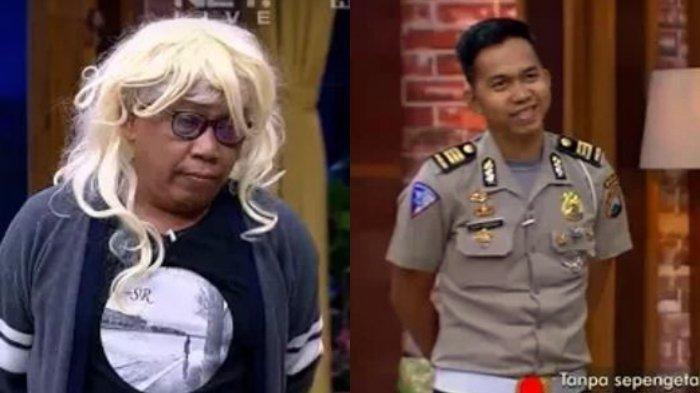 Tukul Arwana dan anaknya, Ega Prayudi, kini jadi polisi.