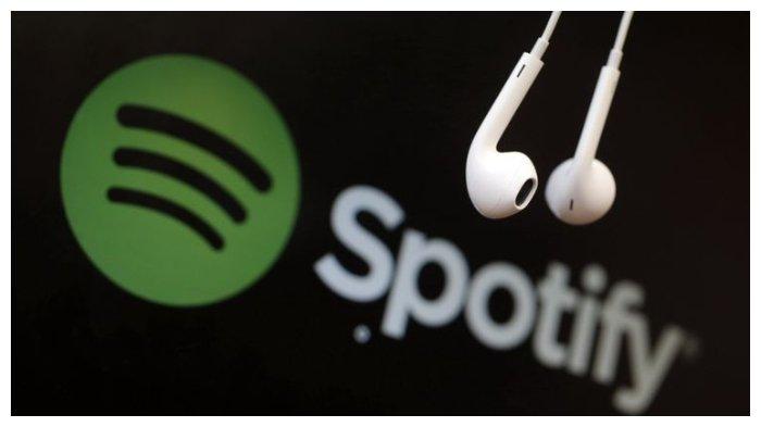 Ilustrasi aplikasi Spotify