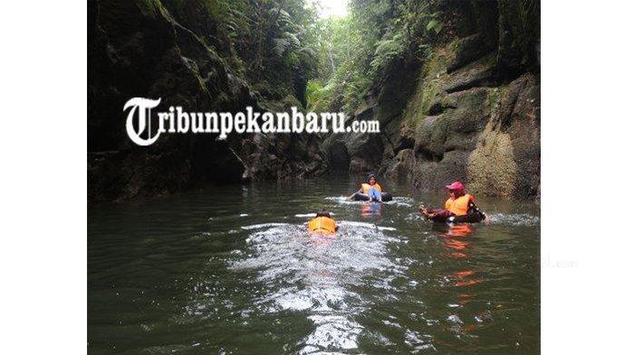 Sungai Gulamo atau Green Canyon merupakan objek wisata populer di Kabupaten Kampar , Provinsi Riau yang cocok dikunjungi bersama keluarga dan teman saat liburan.