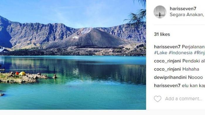 Danau Segara Anak, Gunung Rinjani.