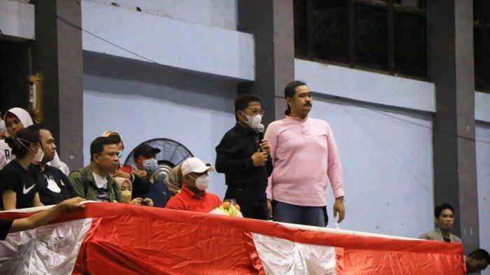 Bupati Tangerang Ahmad Zaki Iskandar dan Ketua Umum PERBASI Kota Tangerang