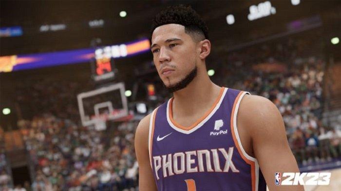 Devin Booker di game NBA 2K23