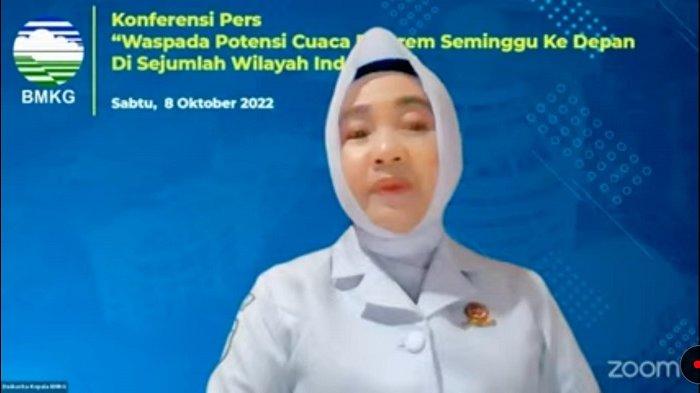 Kepala Badan Meteorologi, Klimatologi, dan Geofisika (BMKG) Dwikorita Karnawati