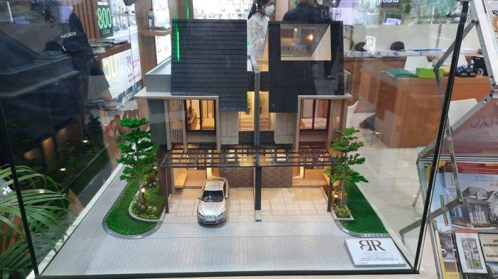 Maket salah satu unit hunian dari pengembang MAS Group