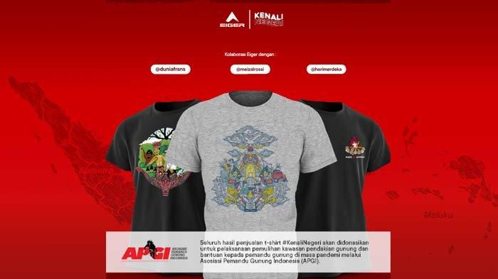 dengan T-shirt #KenaliNegeri ini, Eiger Adventure mengajak masyarakat mengenali lebih dalam bangsa dan negara Indonesia.
