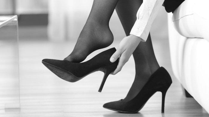 Ilustrasi sepatu heels