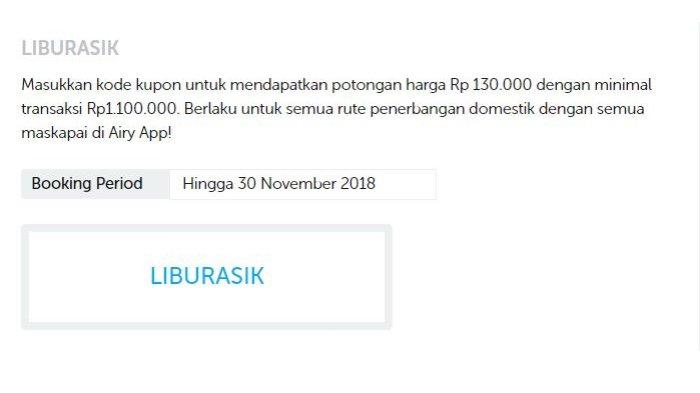 Kode promo Airy App
